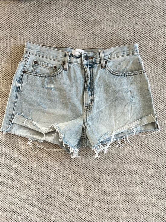 pistola Pants - ☀️ Lakeside Cutoffs - Pistola Light Wash Denim Shorts